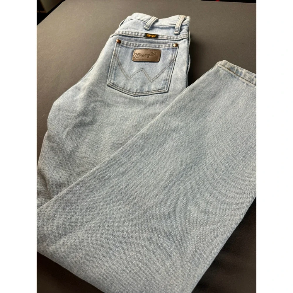 Wrangler 936GBH Women's Fit 30x32 Light Wash Western Jean EUC Stagecoach Fest